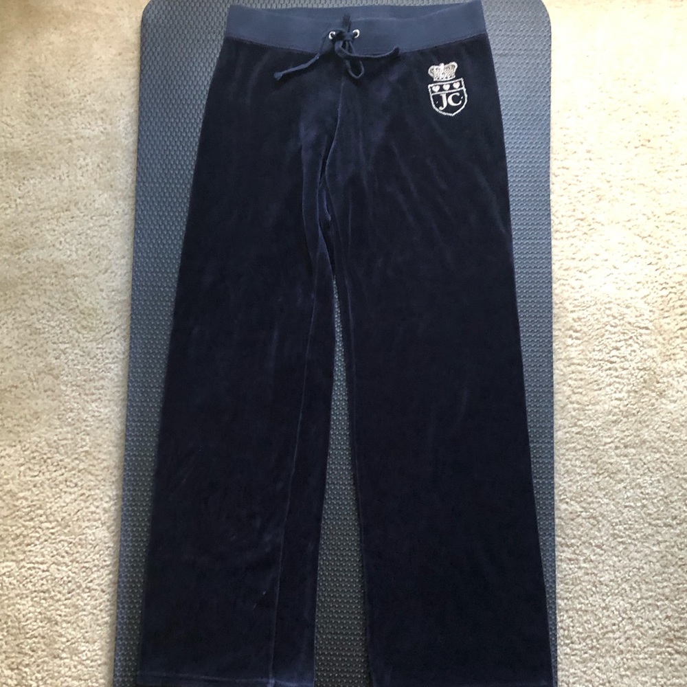 Juicy Couture Original Velour Wide Leg Track Pants - Picture 7 of 7